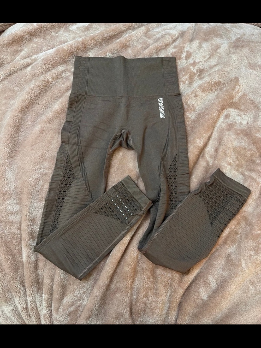 Gymshark Seamless Leggings in Mauve Brown